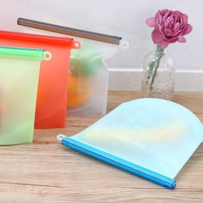 2019 hot product silicon bags reusable,kitchen storage food packing bag silicone bag storage